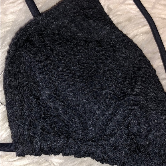 Black crochet tie bikini - Picture 4 of 4